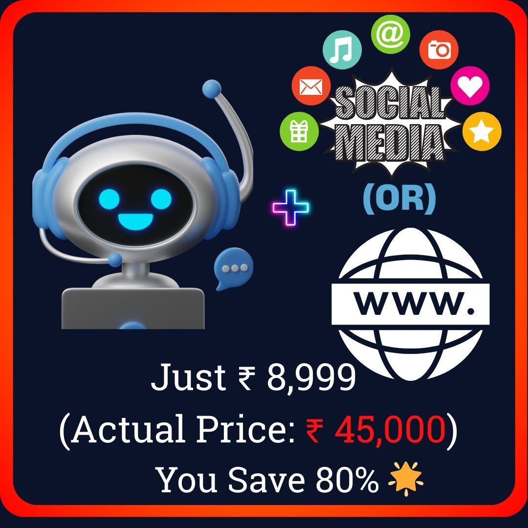 Chatbot, SMM, and Web design